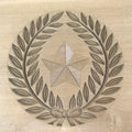 Japanese Wooden Carved Kashigata Cake Mold Vtg Sweet Wagashi Mon Crest Kg538
