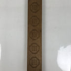 Japanese Wooden Carved Kashigata Cake Mold Vtg Sweet Wagashi Mon Crest Kg625