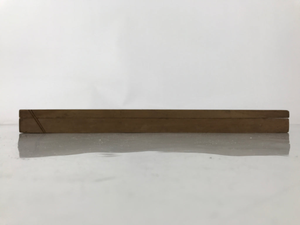 Japanese Wooden Carved Kashigata Cake Mold Vtg Sweet Wagashi Mon Crest Kg625