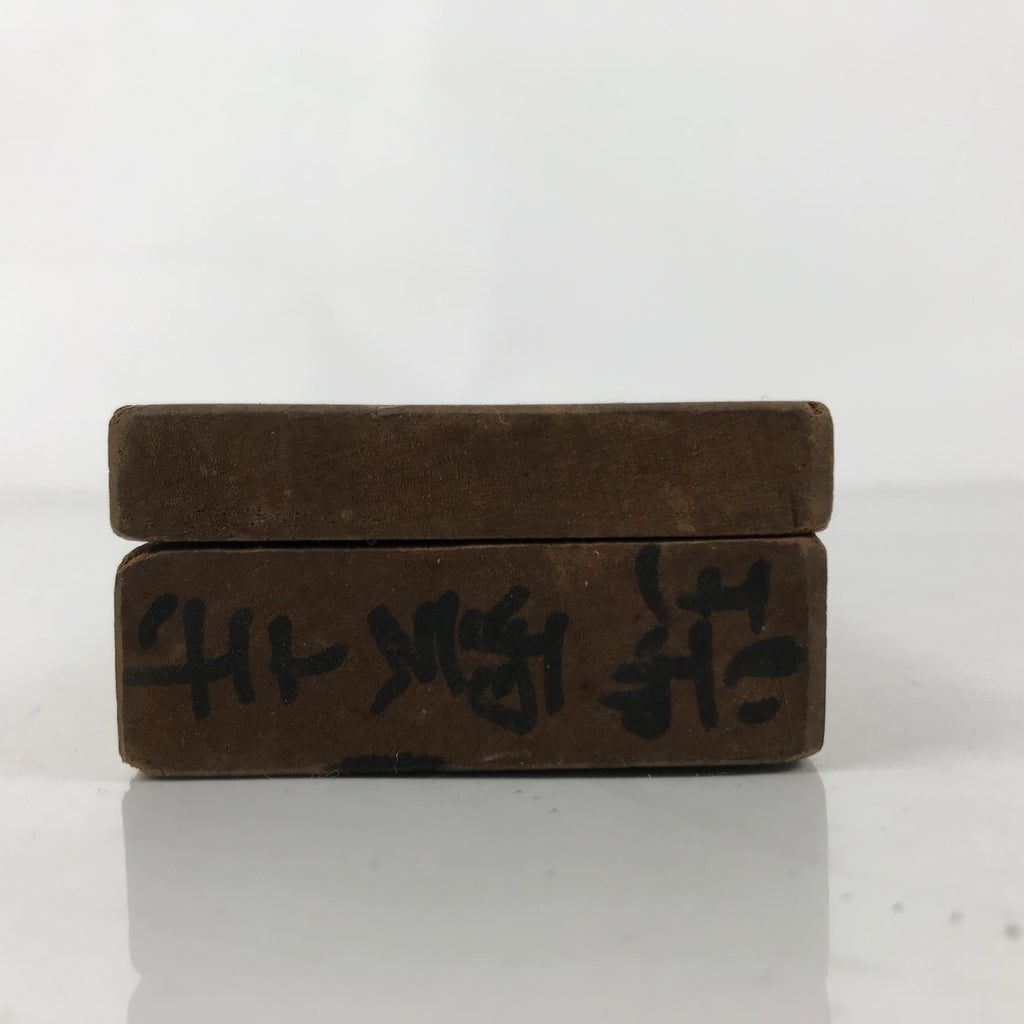 Japanese Wooden Carved Kashigata Cake Mold Vtg Sweet Wagashi Mon Crest Kg625