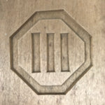 Japanese Wooden Carved Kashigata Cake Mold Vtg Sweet Wagashi Mon Crest Kg625