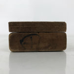 Japanese Wooden Carved Kashigata Cake Mold Vtg Sweet Wagashi Mon Crest Kg727