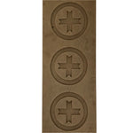 Japanese Wooden Carved Kashigata Cake Mold Vtg Sweet Wagashi Mon Crest Kg727