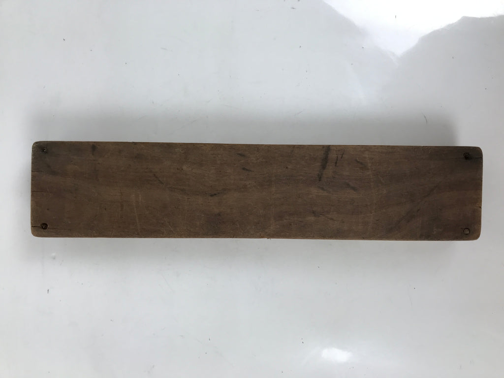 Japanese Wooden Carved Kashigata Cake Mold Vtg Sweet Wagashi Moon Tsuki Kg730