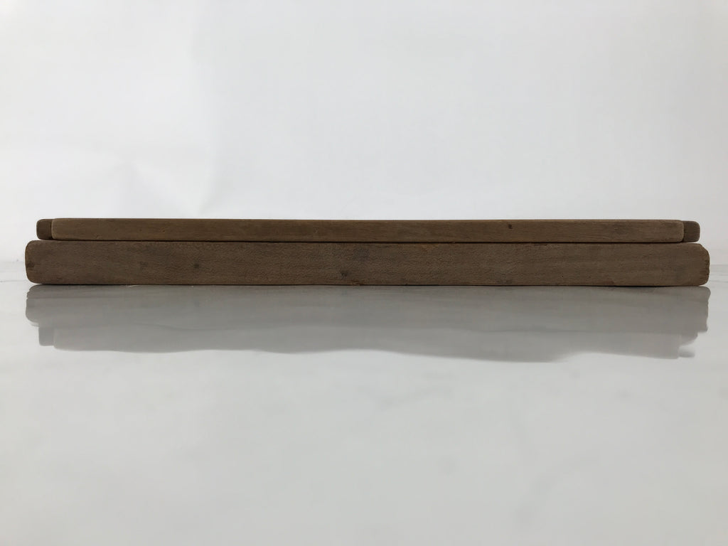 Japanese Wooden Carved Kashigata Cake Mold Vtg Sweet Wagashi Moon Tsuki Kg730
