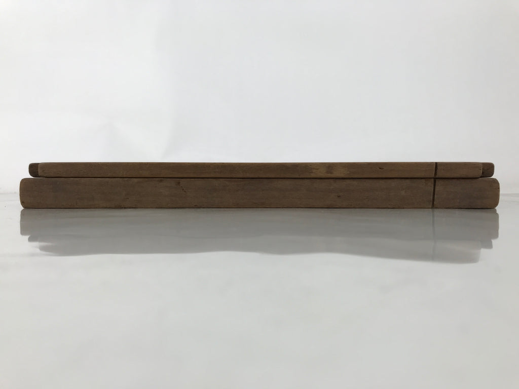 Japanese Wooden Carved Kashigata Cake Mold Vtg Sweet Wagashi Moon Tsuki Kg730