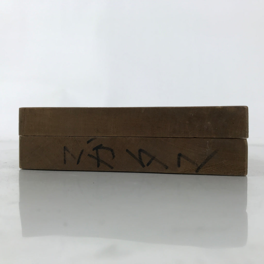 Japanese Wooden Carved Kashigata Cake Mold Vtg Sweet Wagashi Ochobo Inari Kg683