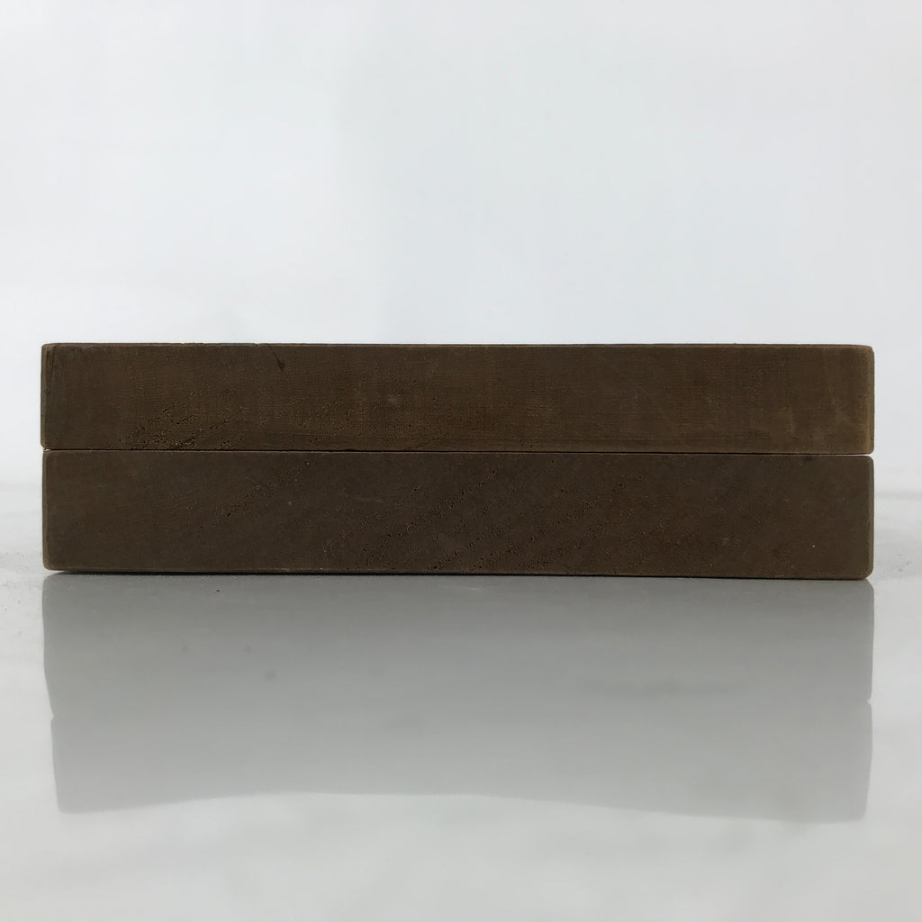Japanese Wooden Carved Kashigata Cake Mold Vtg Sweet Wagashi Ochobo Inari Kg683