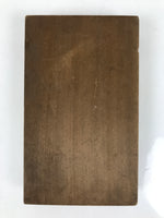 Japanese Wooden Carved Kashigata Cake Mold Vtg Sweet Wagashi Ochobo Inari Kg683