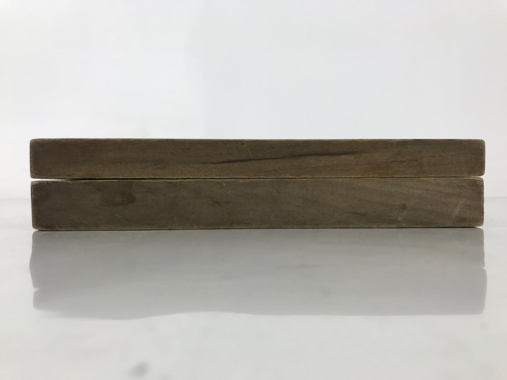Japanese Wooden Carved Kashigata Cake Mold Vtg Sweet Wagashi Peony Botan Kg626