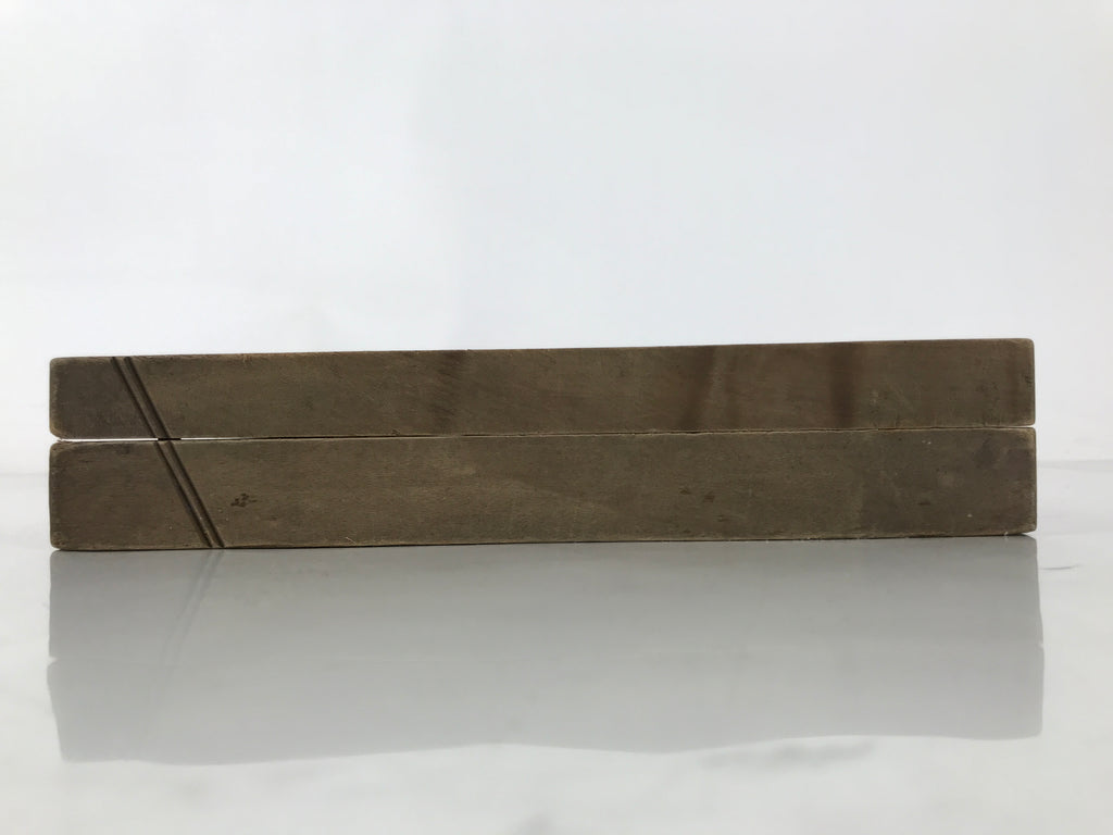 Japanese Wooden Carved Kashigata Cake Mold Vtg Sweet Wagashi Peony Botan Kg626