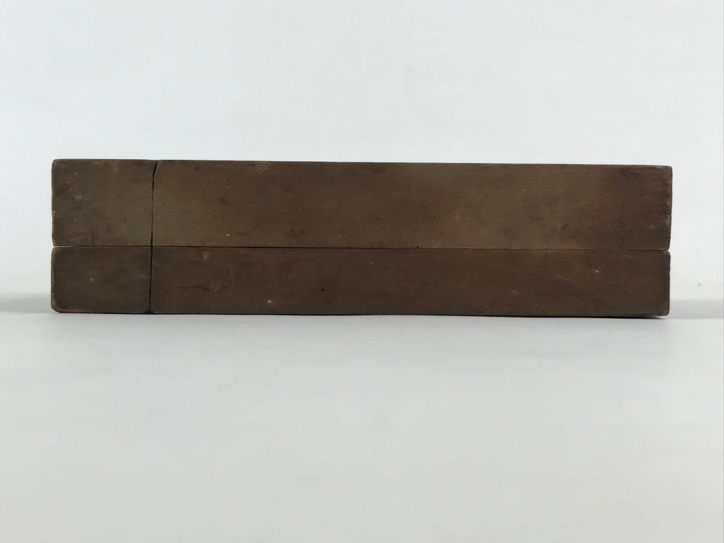 Japanese Wooden Carved Kashigata Cake Mold Vtg Sweet Wagashi Peony Kg467