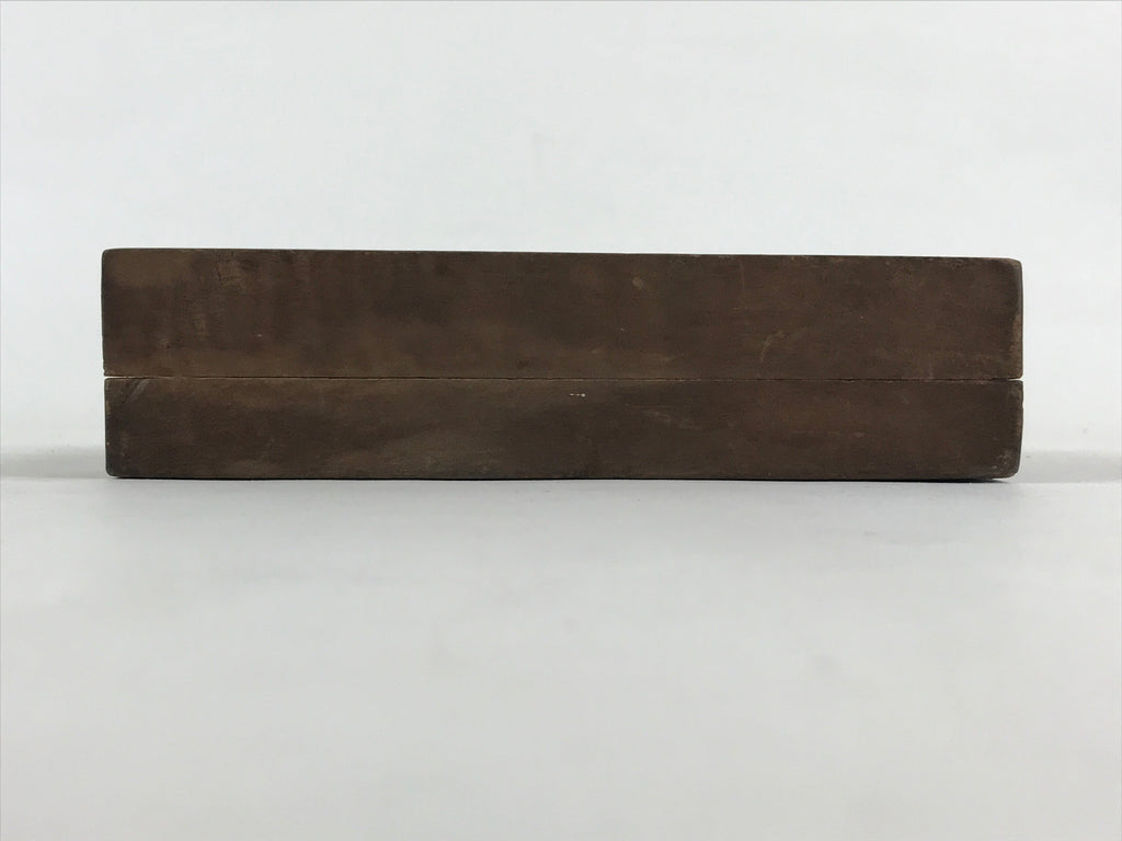 Japanese Wooden Carved Kashigata Cake Mold Vtg Sweet Wagashi Peony Kg467