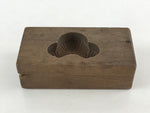 Japanese Wooden Carved Kashigata Cake Mold Vtg Sweet Wagashi Pine Matsu Kg452