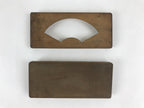 Japanese Wooden Carved Kashigata Cake Mold Vtg Sweet Wagashi Pine Tree Kg473