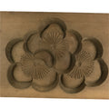 Japanese Wooden Carved Kashigata Cake Mold Vtg Sweet Wagashi Plum Blossom Kg539