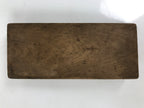 Japanese Wooden Carved Kashigata Cake Mold Vtg Sweet Wagashi Plum Blossoms Kg694