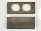 Japanese Wooden Carved Kashigata Cake Mold Vtg Sweet Wagashi Poppy Flower Kg457