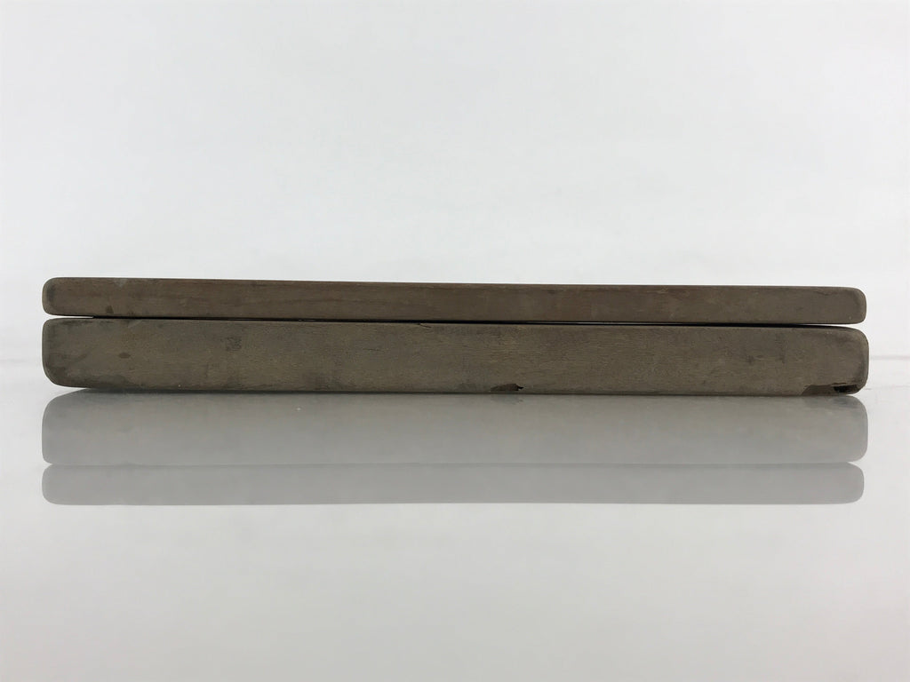Japanese Wooden Carved Kashigata Cake Mold Vtg Sweet Wagashi Poppy Flower Kg457