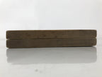Japanese Wooden Carved Kashigata Cake Mold Vtg Sweet Wagashi Scroll Frame Kg611