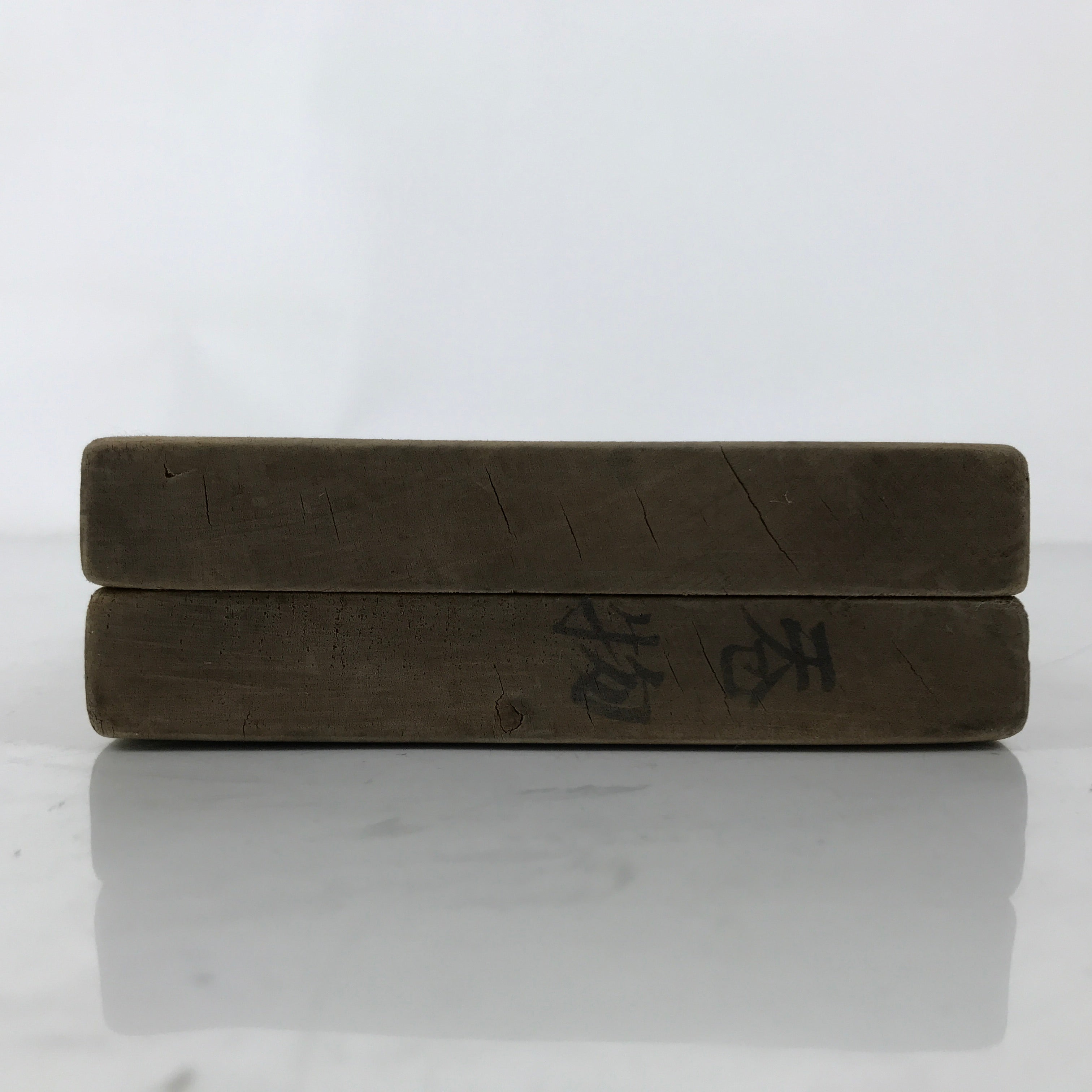 Japanese Wooden Carved Kashigata Cake Mold Vtg Sweet Wagashi Scroll Frame Kg611
