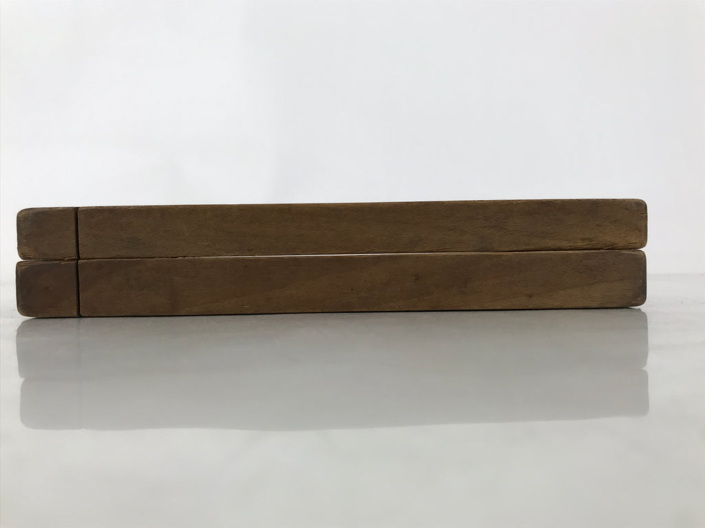 Japanese Wooden Carved Kashigata Cake Mold Vtg Sweet Wagashi Scroll Frame Kg685