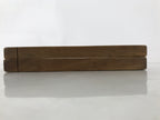 Japanese Wooden Carved Kashigata Cake Mold Vtg Sweet Wagashi Scroll Frame Kg685