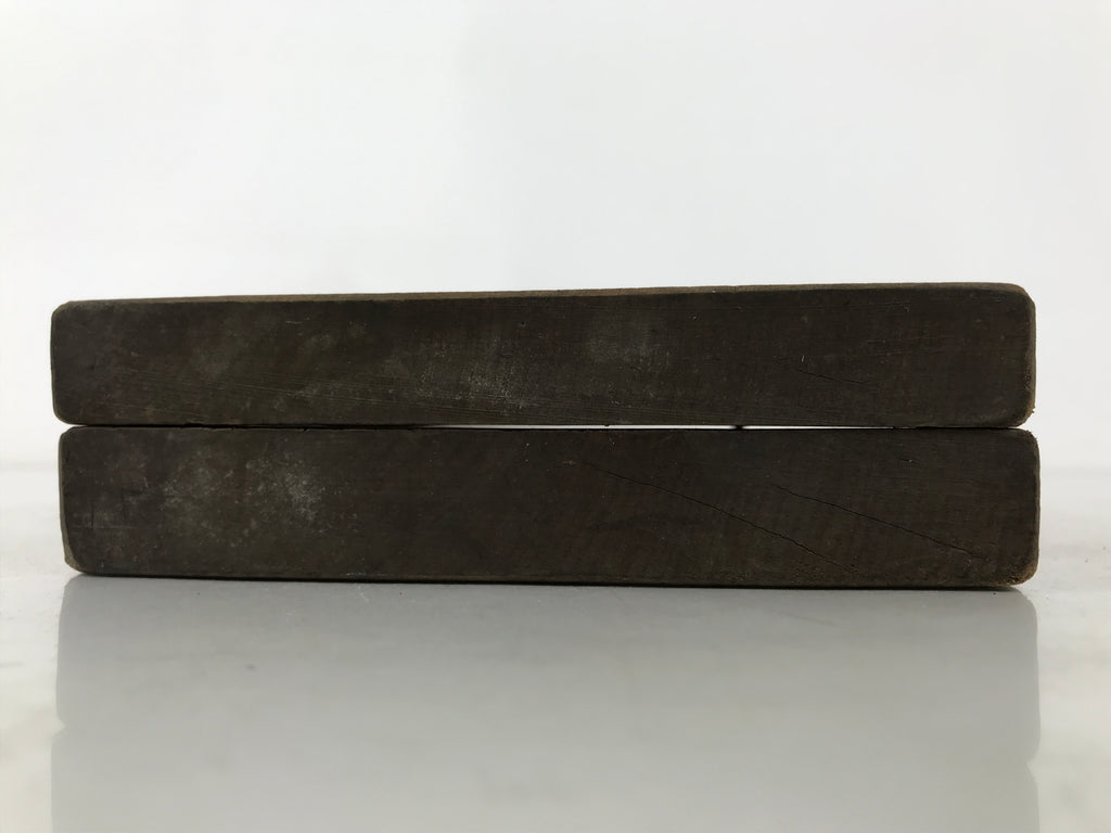Japanese Wooden Carved Kashigata Cake Mold Vtg Sweet Wagashi Scroll Frame Kg685