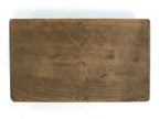 Japanese Wooden Carved Kashigata Cake Mold Vtg Sweet Wagashi Scroll Frame Kg685