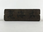 Japanese Wooden Carved Kashigata Cake Mold Vtg Sweet Wagashi Shrimp Kg472