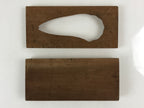 Japanese Wooden Carved Kashigata Cake Mold Vtg Sweet Wagashi Shrimp Prawn Kg458