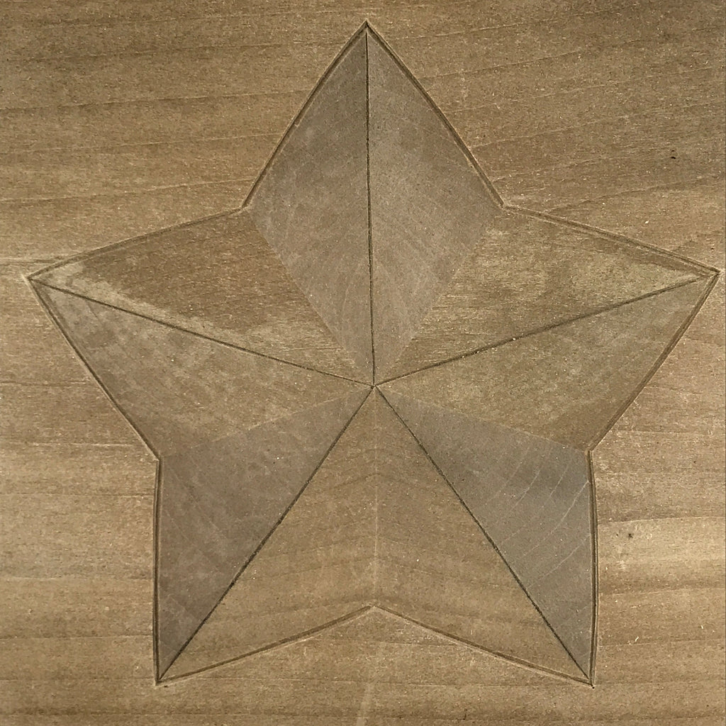 Japanese Wooden Carved Kashigata Cake Mold Vtg Sweet Wagashi Star Kg462