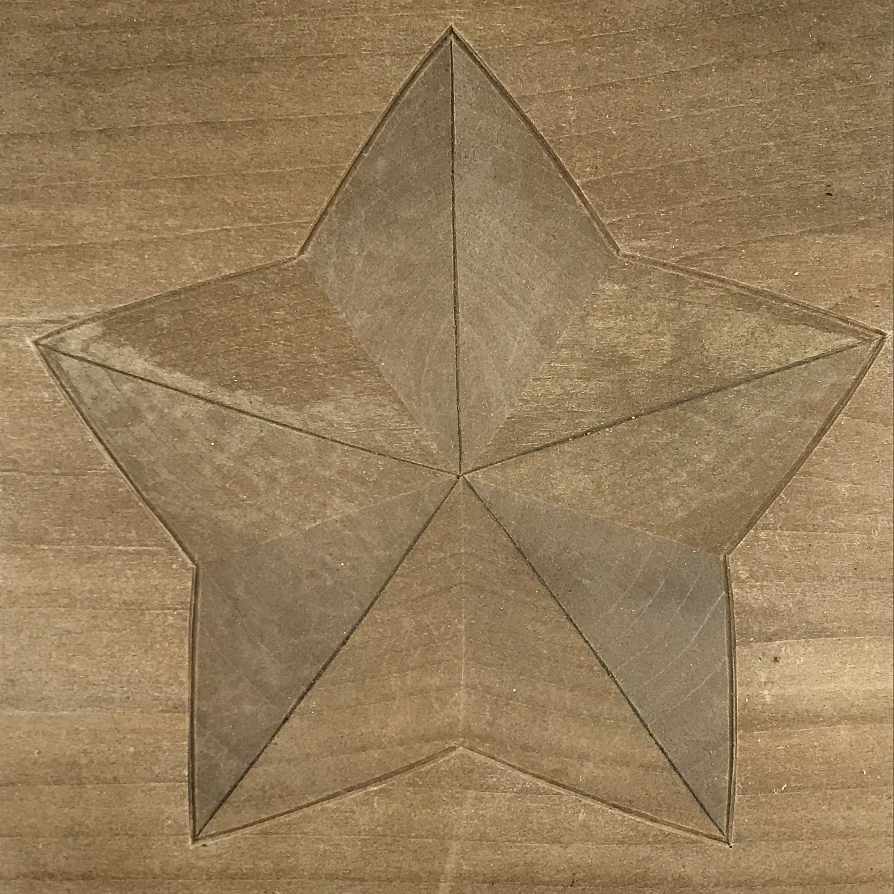 Japanese Wooden Carved Kashigata Cake Mold Vtg Sweet Wagashi Star Kg462