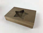 Japanese Wooden Carved Kashigata Cake Mold Vtg Sweet Wagashi Star Kg474