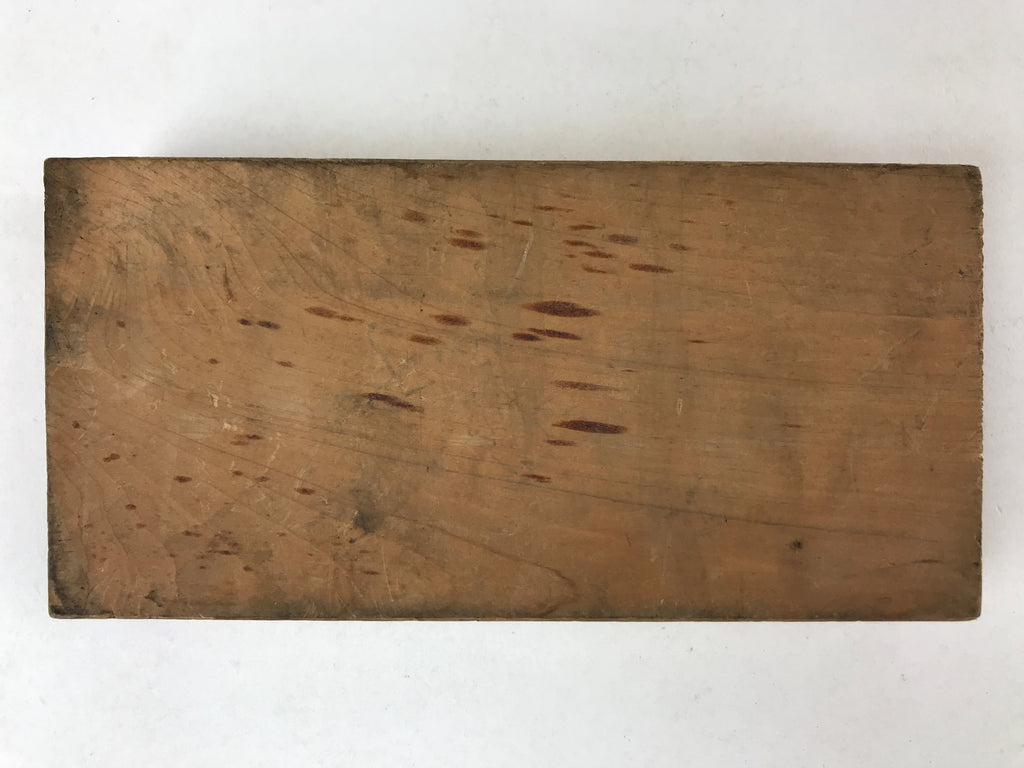 Japanese Wooden Carved Kashigata Cake Mold Vtg Sweet Wagashi Tai Fish Kg479