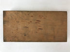 Japanese Wooden Carved Kashigata Cake Mold Vtg Sweet Wagashi Tai Fish Kg479