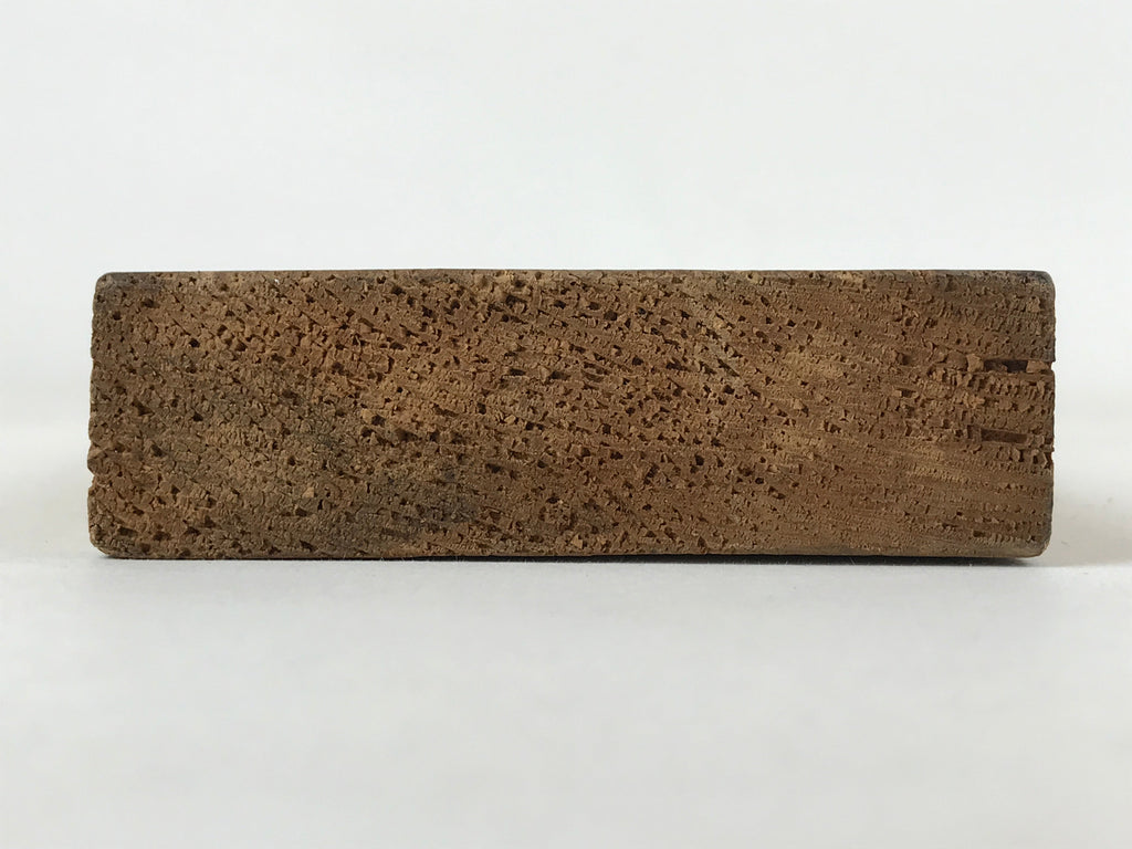 Japanese Wooden Carved Kashigata Cake Mold Vtg Sweet Wagashi Tai Fish Kg479