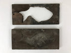 Japanese Wooden Carved Kashigata Cake Mold Vtg Sweet Wagashi Tai Fish Kg507