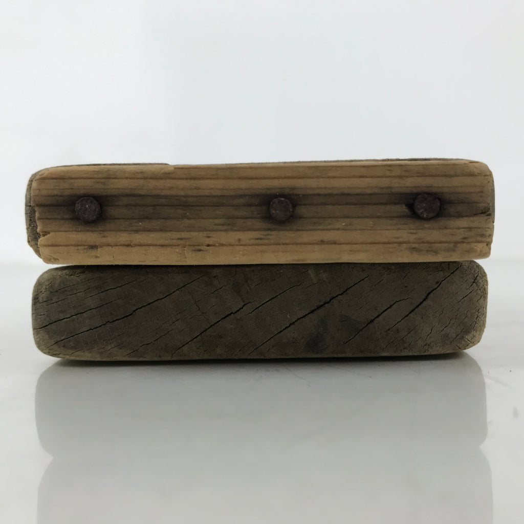 Japanese Wooden Carved Kashigata Cake Mold Vtg Sweet Wagashi Turnip Kabura Kg631