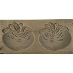 Japanese Wooden Carved Kashigata Cake Mold Vtg Sweet Wagashi Turnip Kabura Kg631