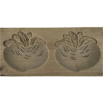 Japanese Wooden Carved Kashigata Cake Mold Vtg Sweet Wagashi Turnip Kabura Kg631