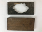 Japanese Wooden Carved Kashigata Cake Mold Vtg Sweet Wagashi Ume Plum Kg487