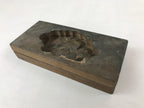 Japanese Wooden Carved Kashigata Cake Mold Vtg Sweet Wagashi Ume Plum Kg487