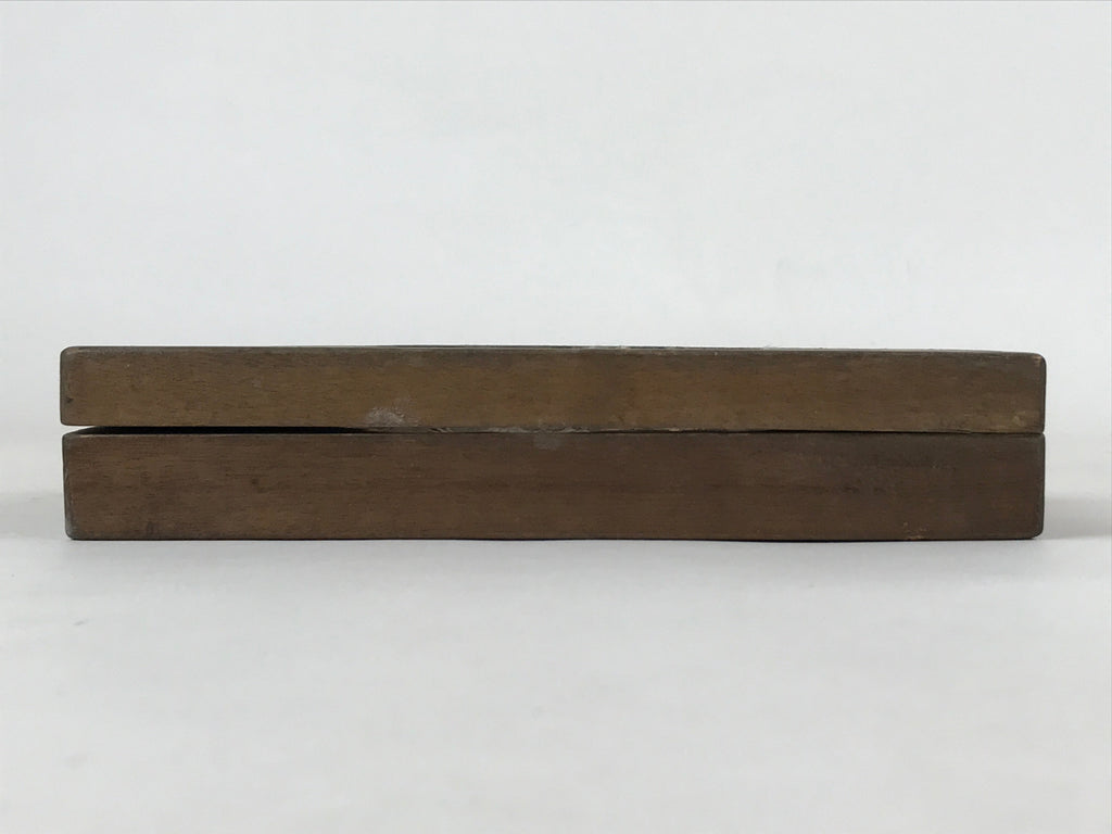 Japanese Wooden Carved Kashigata Cake Mold Vtg Sweet Wagashi Ume Plum Kg487