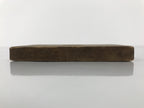 Japanese Wooden Carved Kashigata Cake Mold Vtg Sweets Wagashi Plant Leaf Kg797