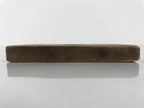 Japanese Wooden Carved Kashigata Cake Mold Vtg Sweets Wagashi Plant Leaf Kg797