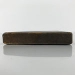 Japanese Wooden Carved Kashigata Cake Mold Vtg Sweets Wagashi Plant Leaf Kg797