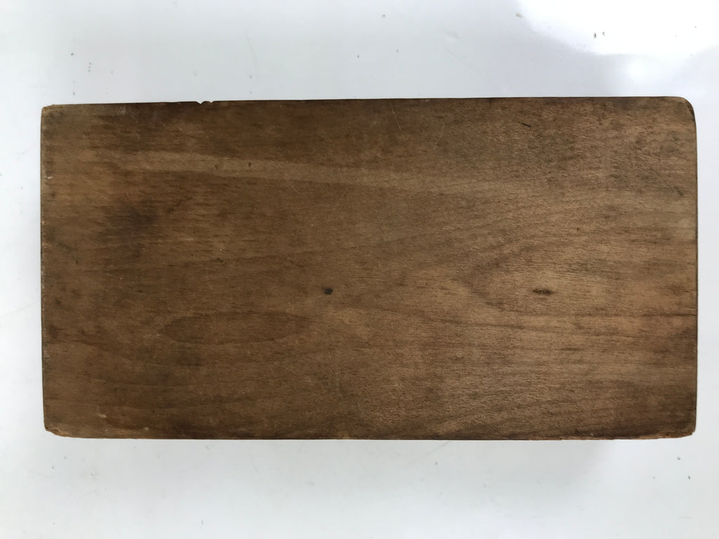 Japanese Wooden Carved Kashigata Cake Mold Vtg Wagashi Cherry Blossom Bowl Kg647
