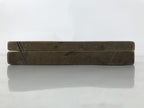 Japanese Wooden Carved Kashigata Cake Mold Vtg Wagashi Ebi Shrimp Prawn Kg648
