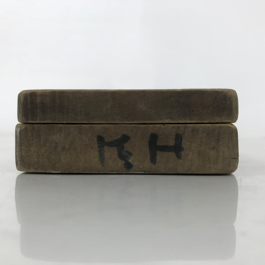Japanese Wooden Carved Kashigata Cake Mold Vtg Wagashi Ebi Shrimp Prawn Kg648